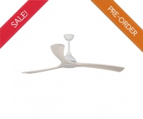 Fanco Sanctuary 3 Blade 70" DC Ceiling Fan with Remote Control in White with White Wash Blades